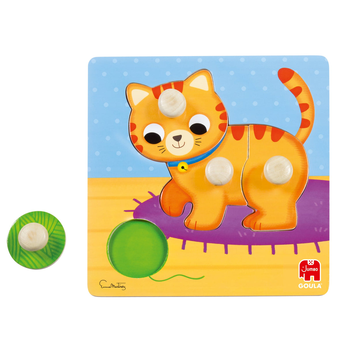 Holzpuzzle Katze - Goula