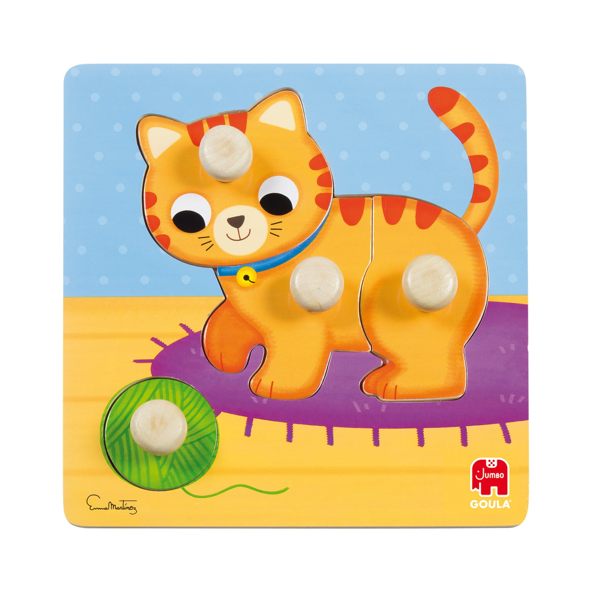 Holzpuzzle Katze - Goula