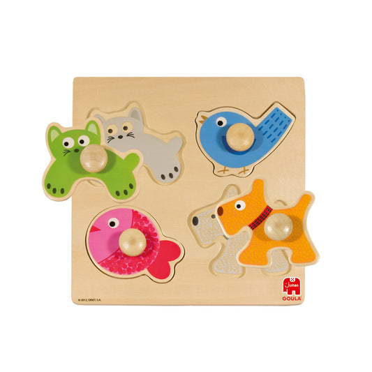 Holzpuzzle Haustiere - Goula