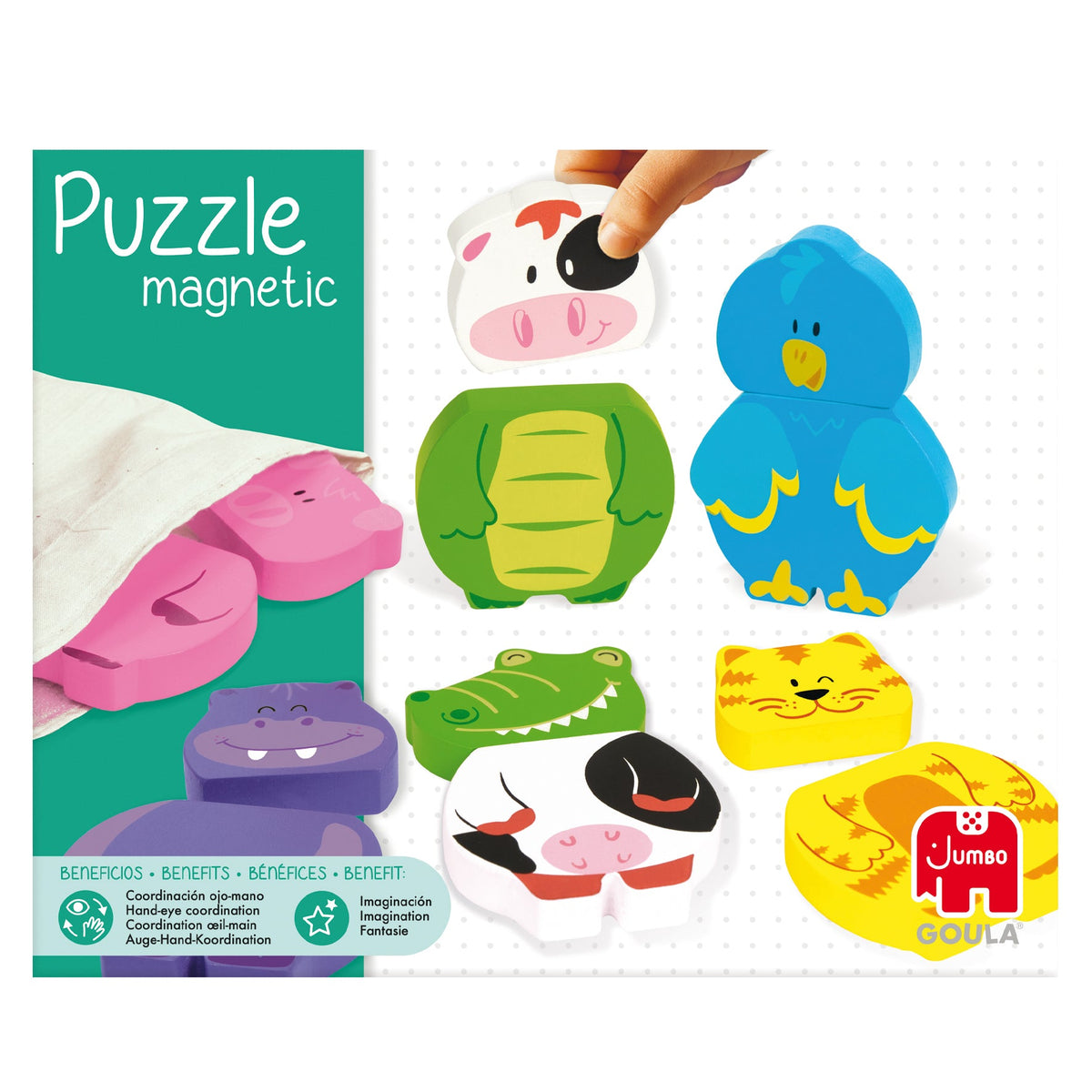 Puzzle Magnético Animais - Goula