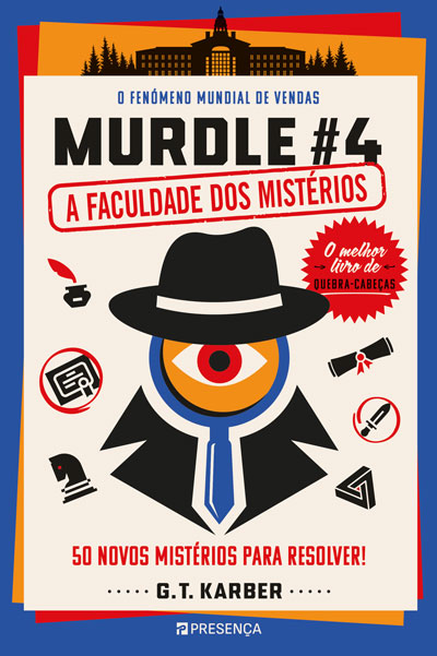 Livro Murdle #4 - 50 Novos Mistérios para Resolver! de G. T. Karber, capa