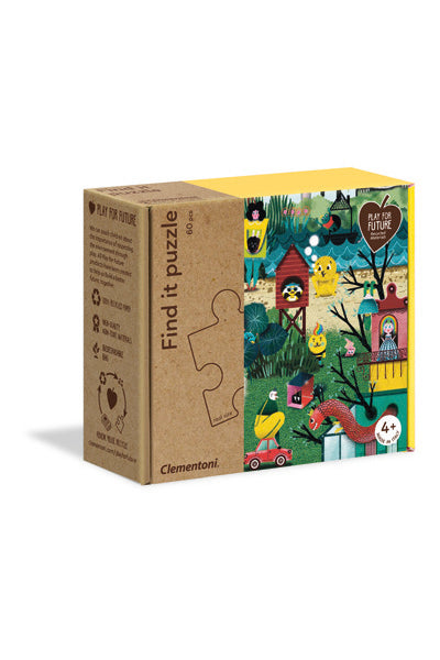 Puzzle Find It - Brincar no Jardim - Clementoni