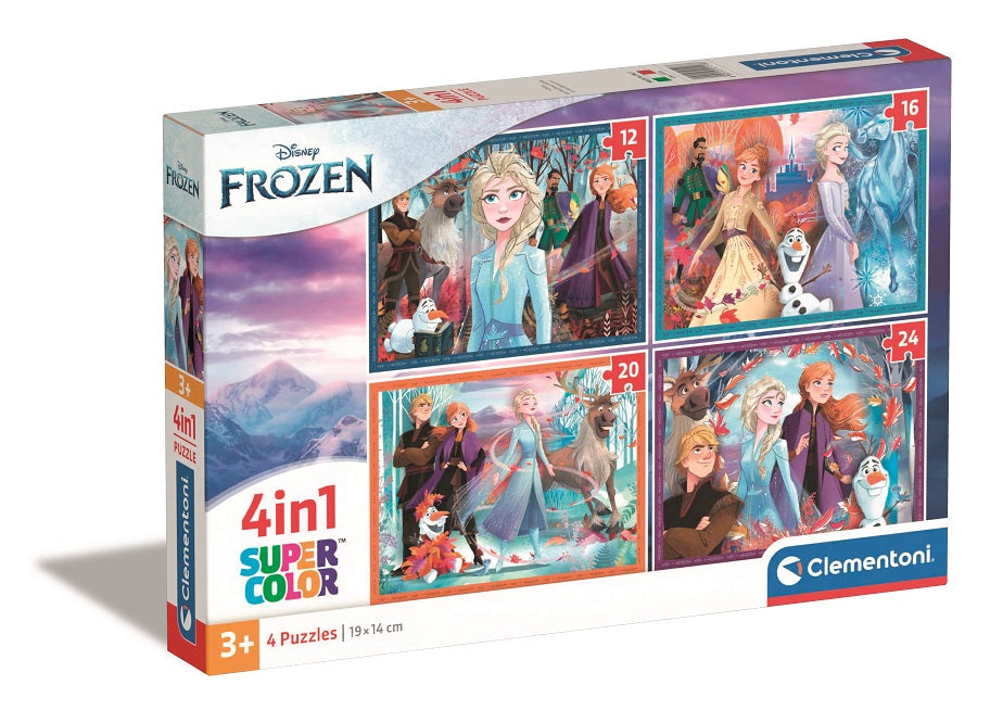 Puzzle 4 em 1 Frozen - Clementoni