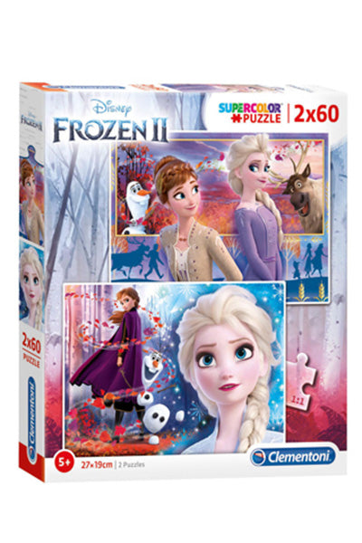 Puzzle Frozen II - Clementoni - 2x60 Peças