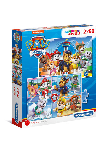 Puzzle Patrulha Pata - Clementoni - 2x60 Peças