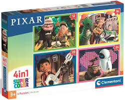 Puzzle 4 em 1 Pixar - Clementoni