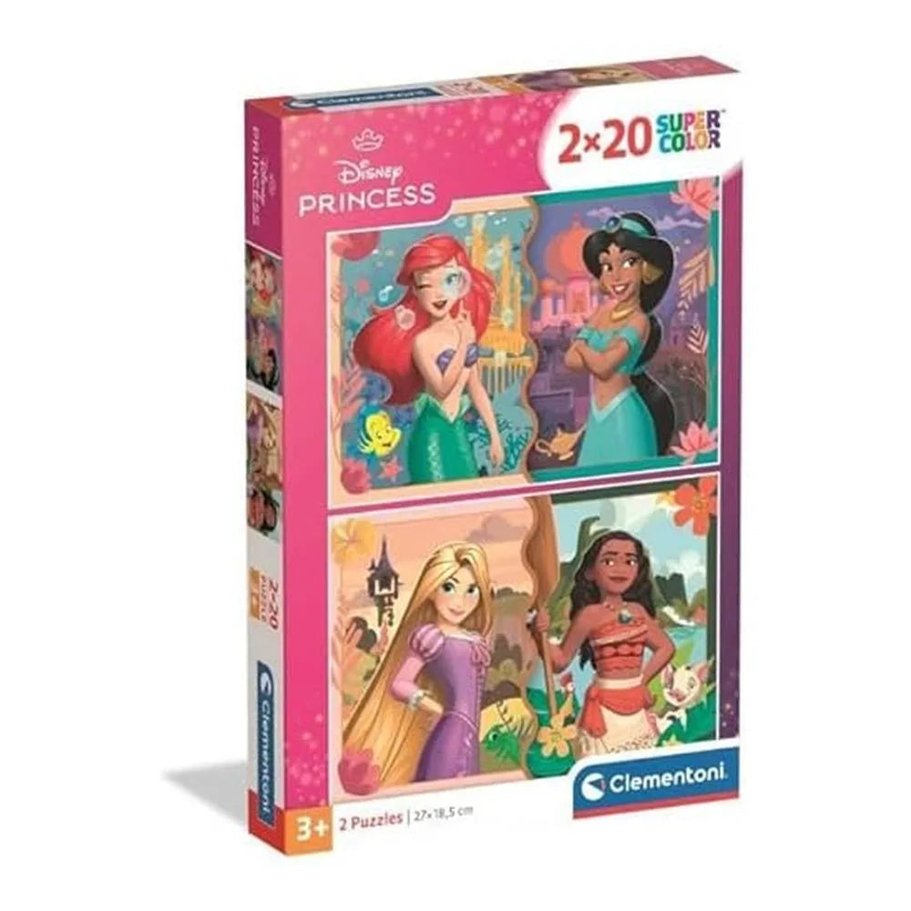 Puzzle Disney Princess - Clementoni - 2x20 Peças