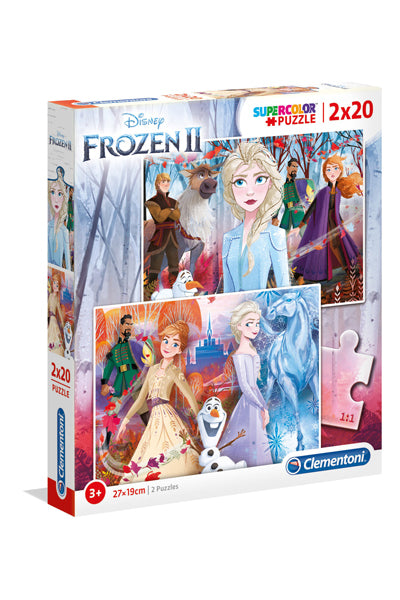 Puzzle Frozen 2 (Ref. 24759) - Clementoni - 2x20 Peças