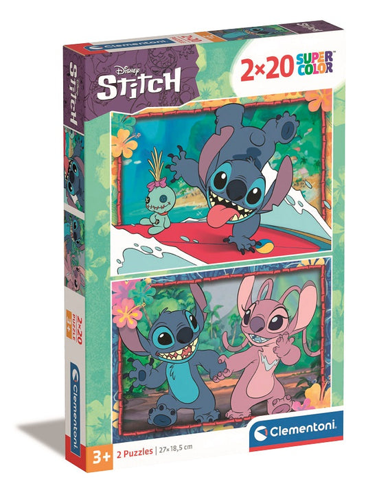 Puzzle Stitch - Clementoni - 2x20 Piezas