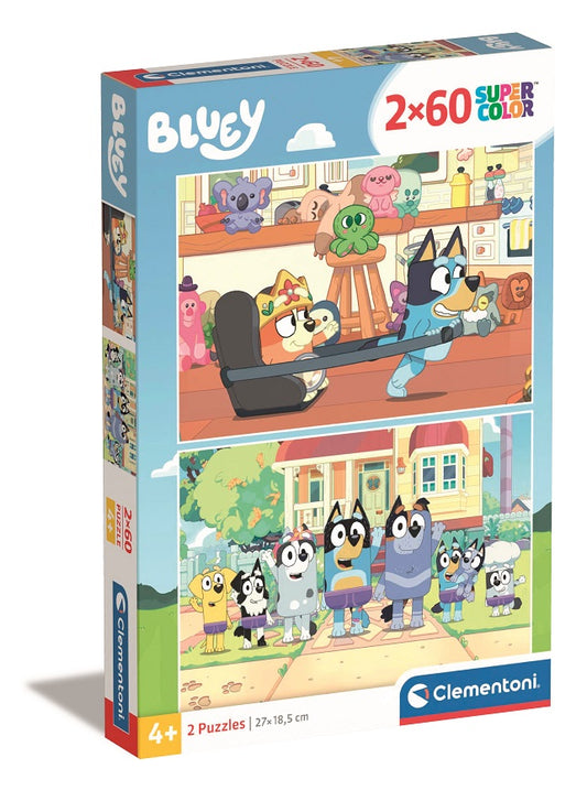 Puzzle Bluey - Clementoni - 2x60 Piezas