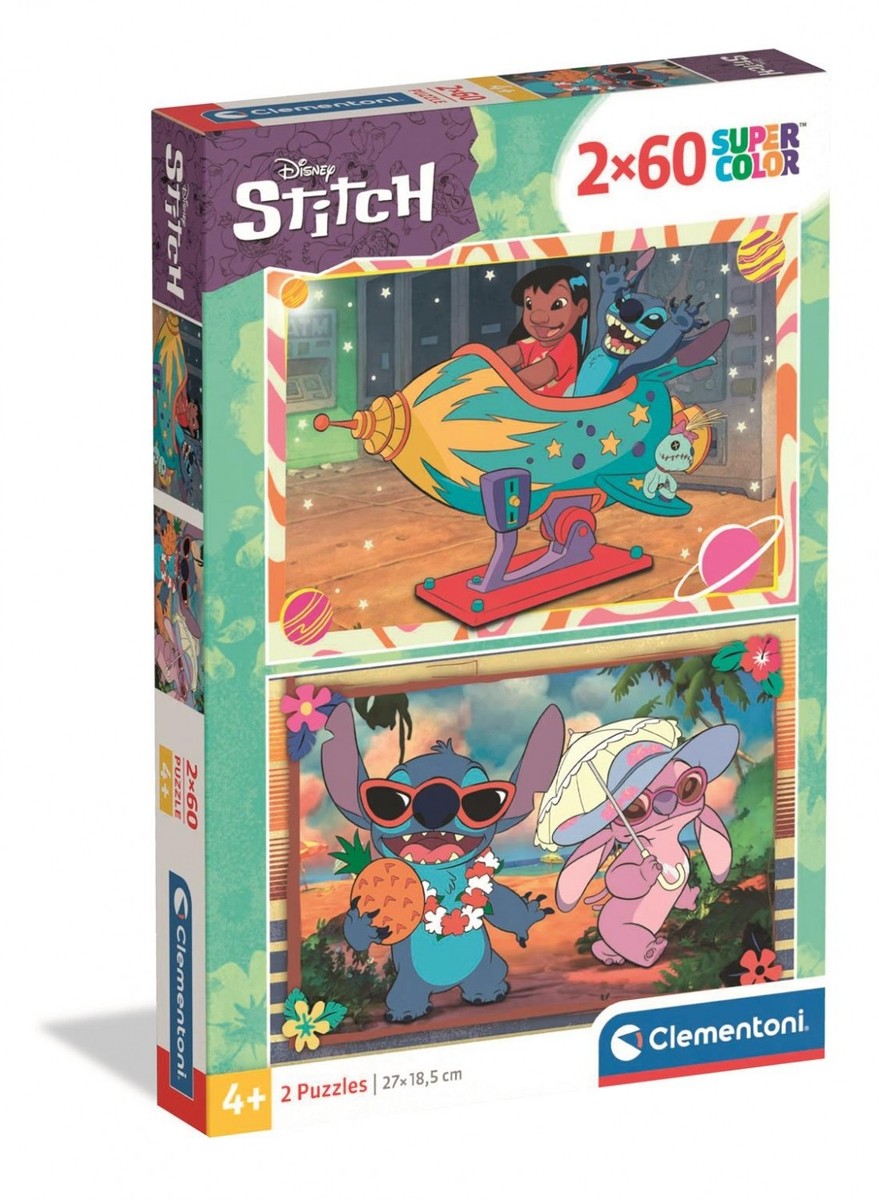 Puzzle Stitch - Clementoni - 2x60 Peças