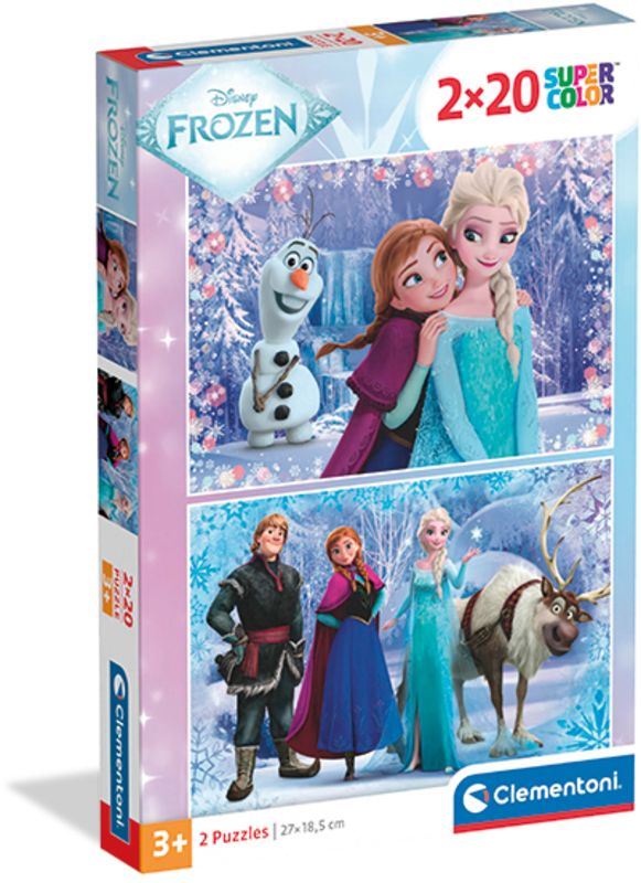 Puzzle Frozen 2 (Ref. 24825) - Clementoni - 2x20 Peças