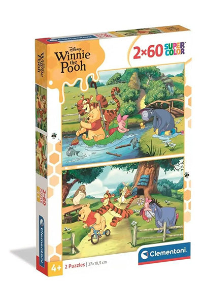 Puzzle Winnie the Pooh 100 - Clementoni - 2x60 Peças