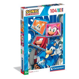 Puzzle Sonic - Clementoni - 104 Peças