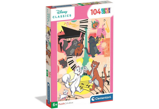 Puzzle Aristogatos - Clementoni - 104 Piezas