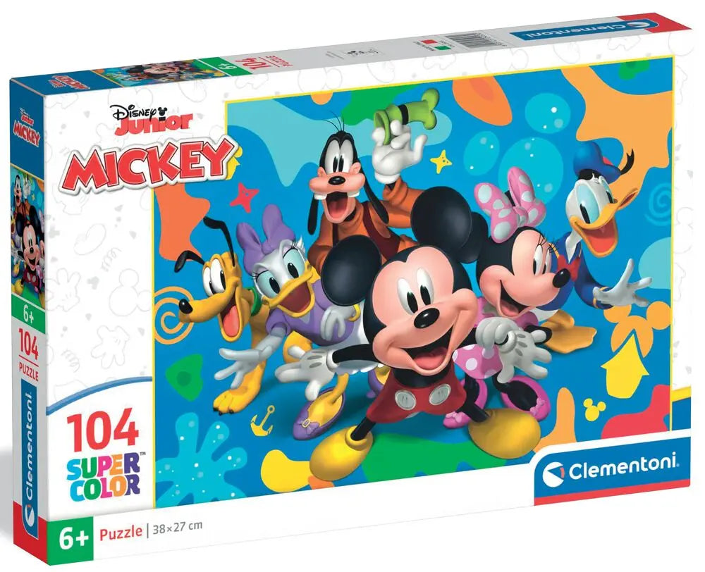 Puzzle Disney Mickey - Clementoni - 104 Peças