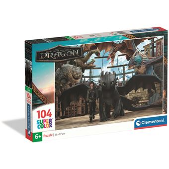 Puzzle How to Train Your Dragon - Clementoni - 104 Peças