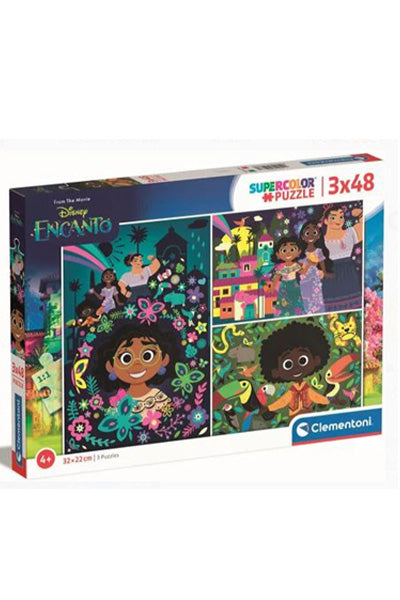 Puzzle Encanto - Clementoni - 3x48 Peças