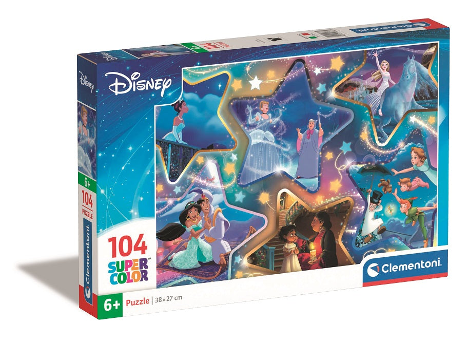 Puzzle Disney Mágicos - Clementoni - 104 Peças
