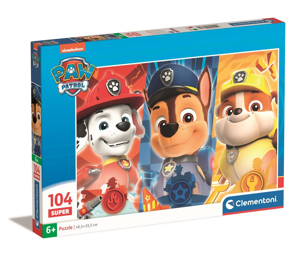 Puzzle Patrulha Pata (Ref. 25780) - Clementoni - 104 Peças
