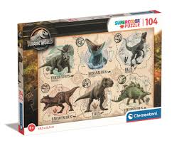 Puzzle Jurassic World - Clementoni - 104 Peças