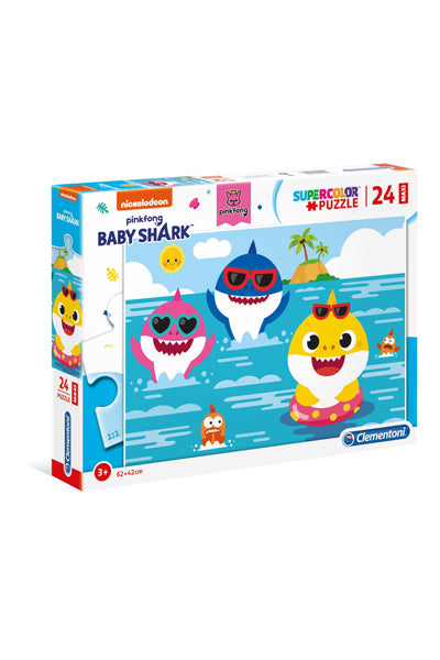 Puzzle Shark - Clementoni - 24 Peças