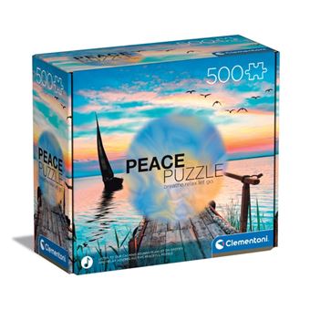 Puzzle Peace Peacefull Mind - Clementoni - 500 Peças