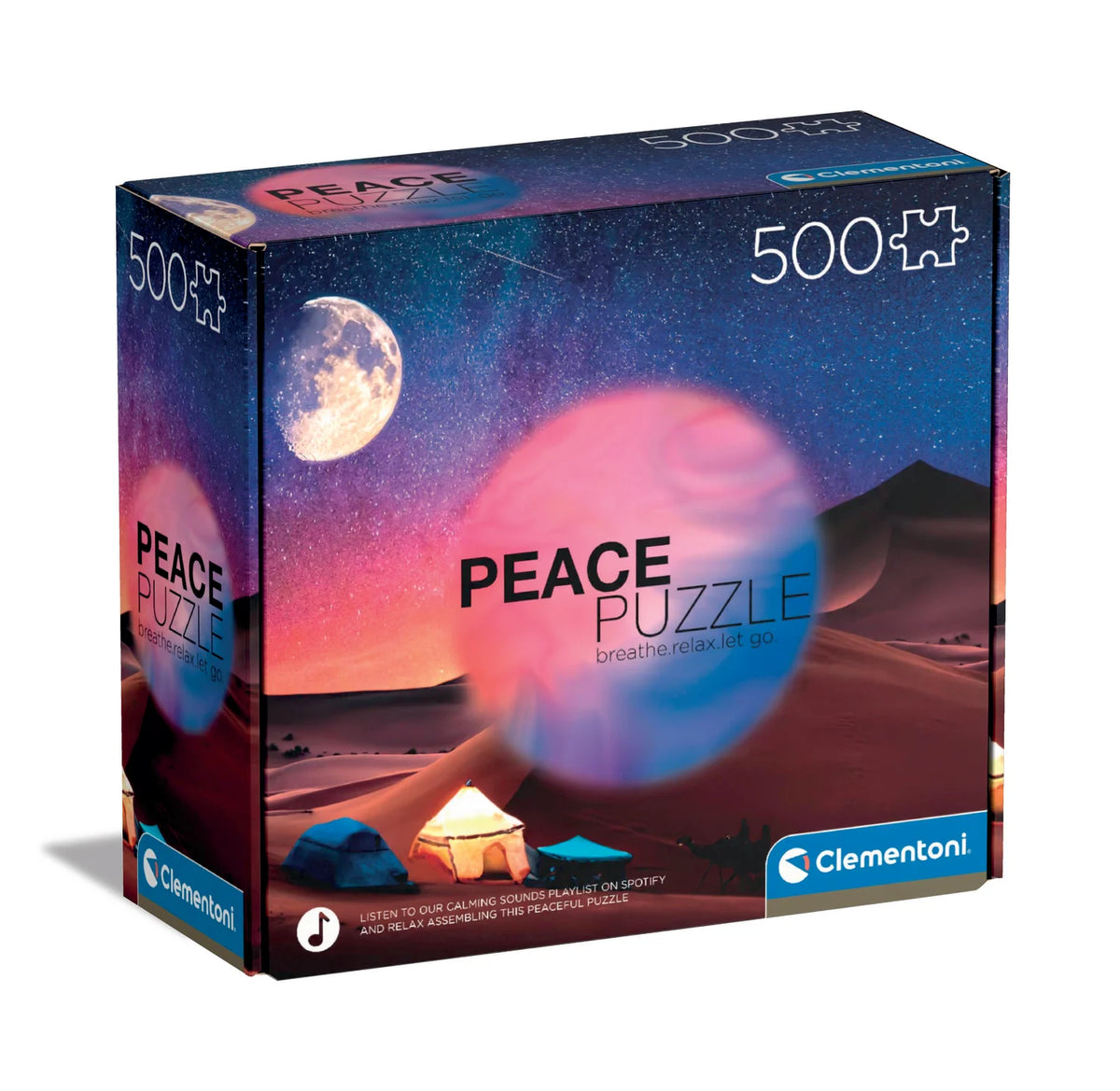 Puzzle Peace Starry Night Dream - Clementoni - 500 Peças