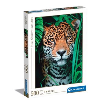 Puzzle Jaguar in the Jungl - Clementoni - 500 Peças