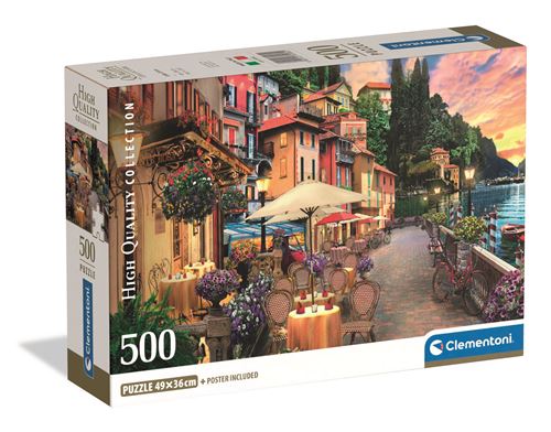 Puzzle Lake Como - Clementoni - 500 Peças