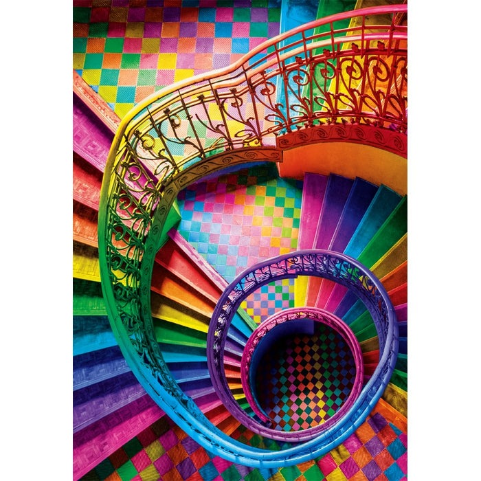 Puzzle Colorboom Stairs - Clementoni - 500 Peças