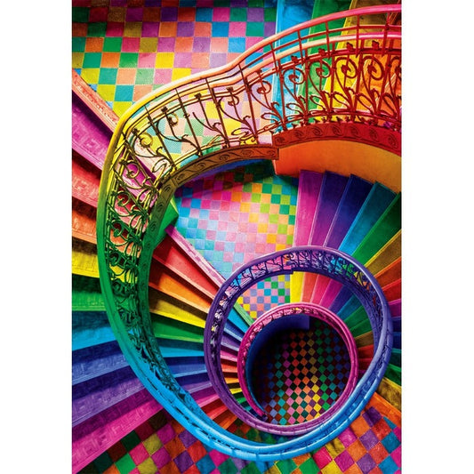 Puzzle Colorboom Stairs - Clementoni - 500 Teile