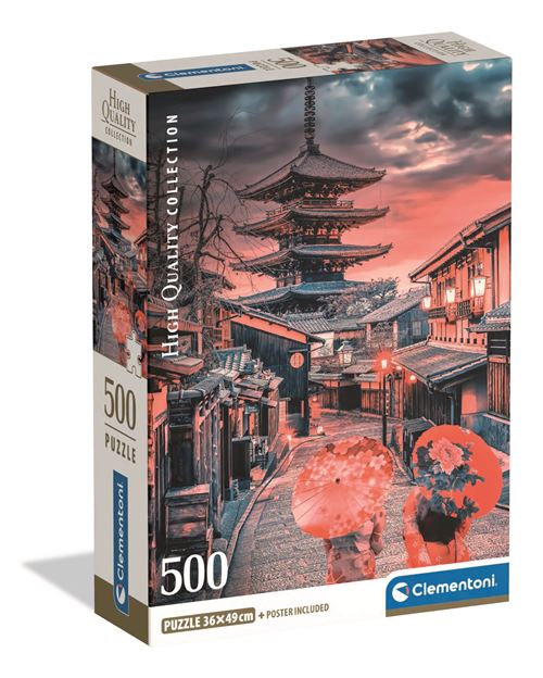 Puzzle Evening in Kyoto - Clementoni - 500 Piezas