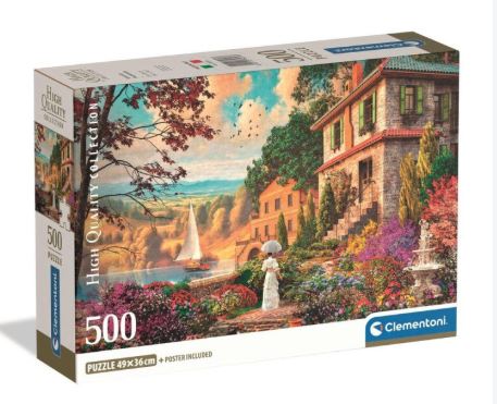 Puzzle Paseo Victoriano Clementoni 500 piezas, caja