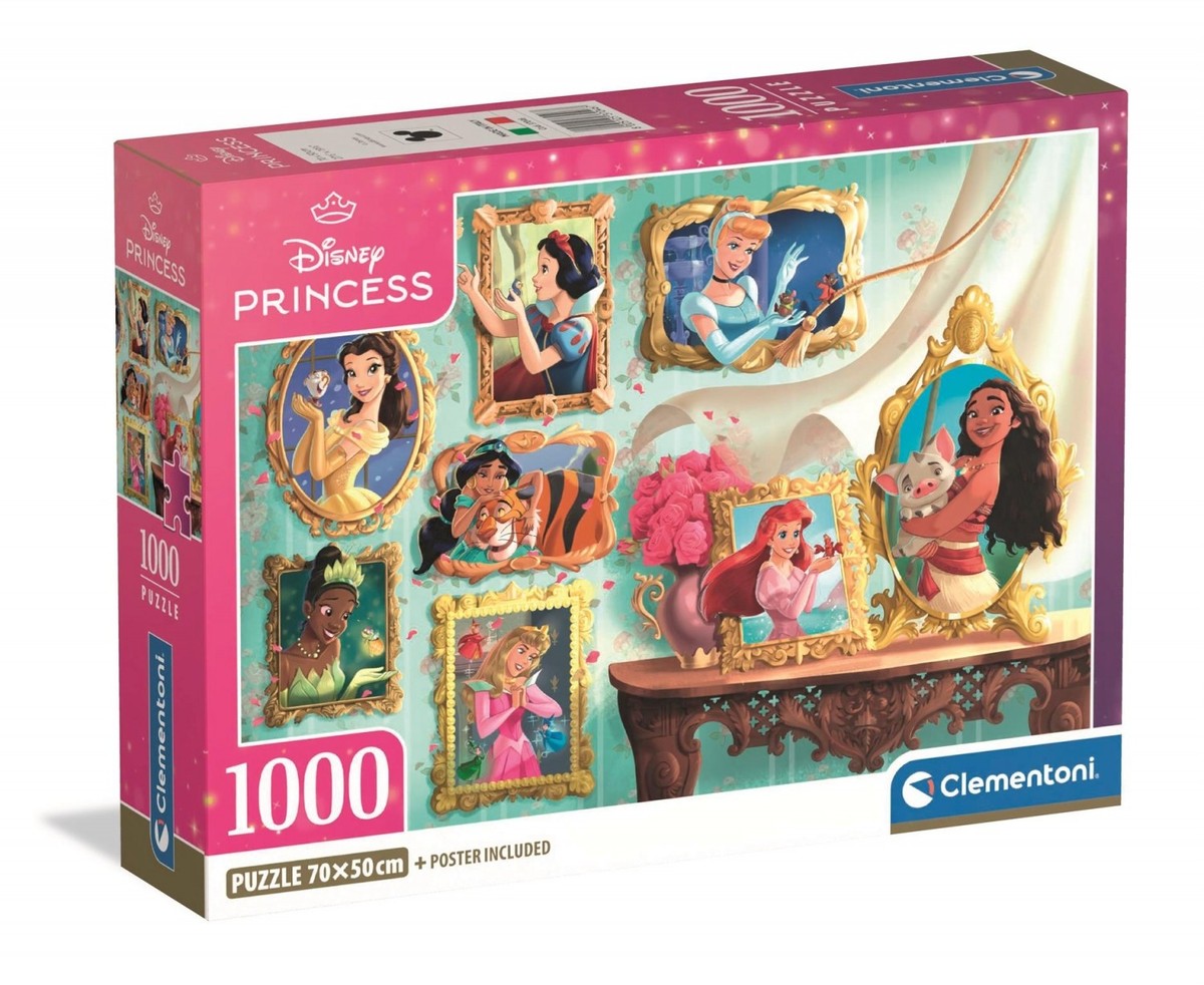 Puzzle Disney Princess - Clementoni - 1000 Peças