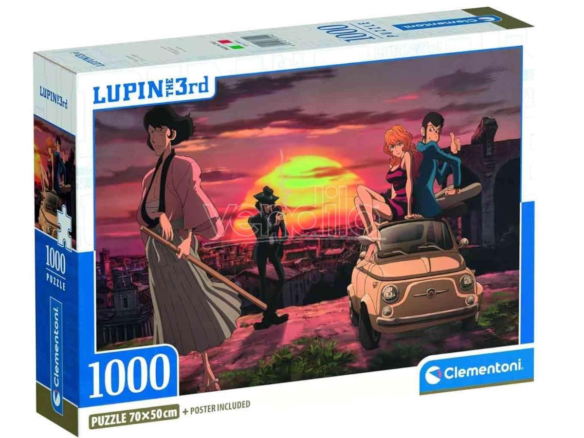 Puzzle Lupin III - Clementoni - 1000 Peças