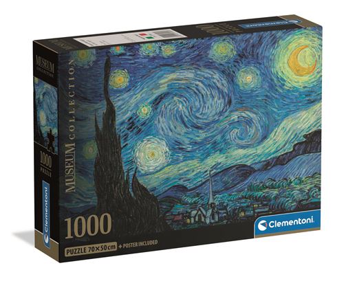 Puzzle Museum - Van Gogh, "the Starry Night" - Clementoni - 1000 Peças