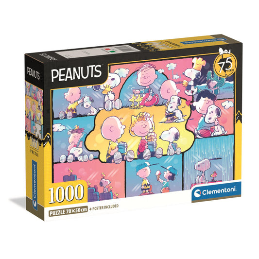 Puzzle Peanuts 2 - Clementoni - 1000 Peças