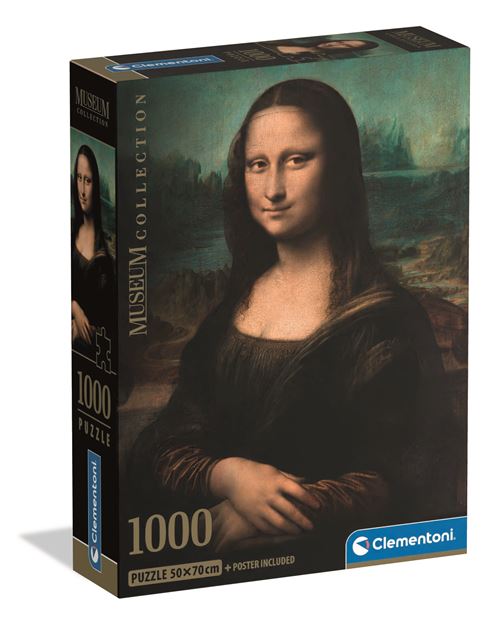 Puzzle Mona Lisa - Clementoni - 1000 Peças