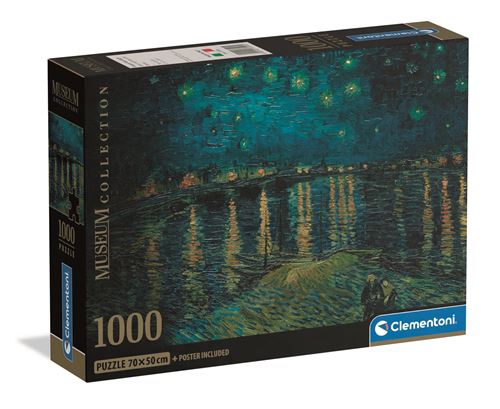 Puzzle Van Gogh Starry Night - Clementoni - 1000 Peças