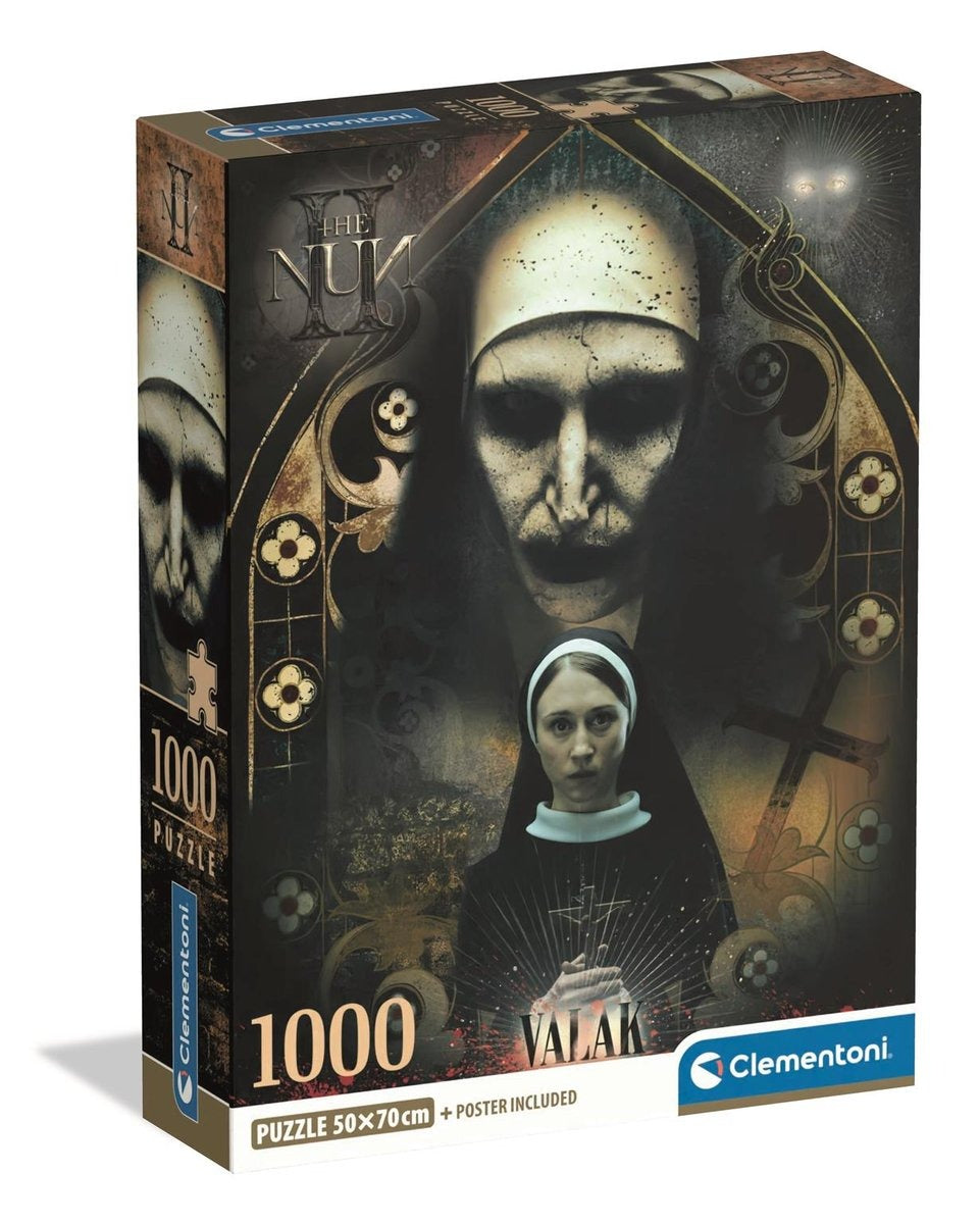 Puzzle The Nun - Horror Movies - Clementoni - 1000 Peças