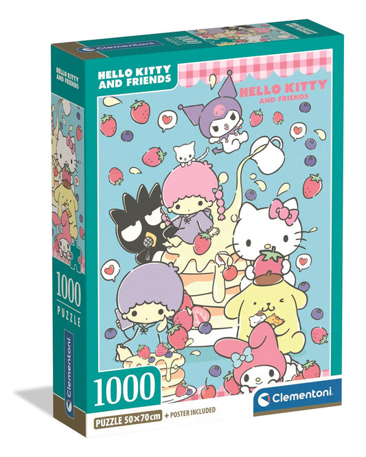 Hello Kitty Puzzle - Clementoni - 1000 Pieces