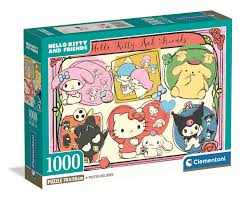 Puzzle Hello Kitty 2 - Clementoni - 1000 Peças