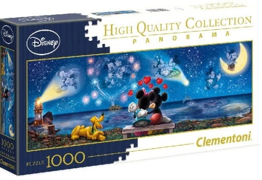Puzzle Panorama Disney Mickey - Clementoni - 1000 Peças
