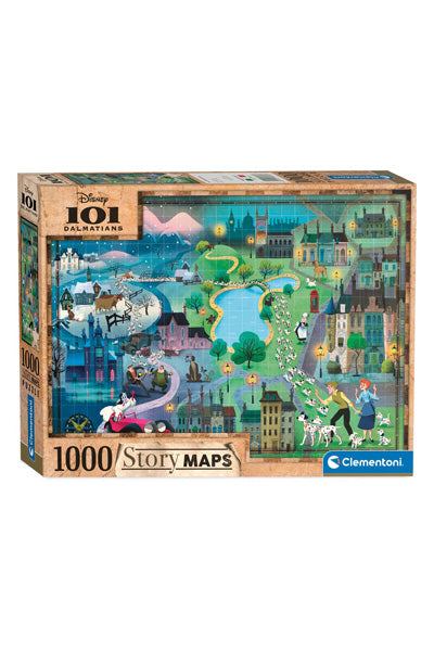 Puzzle 101 Dálmatas - Clementoni - 1000 Peças