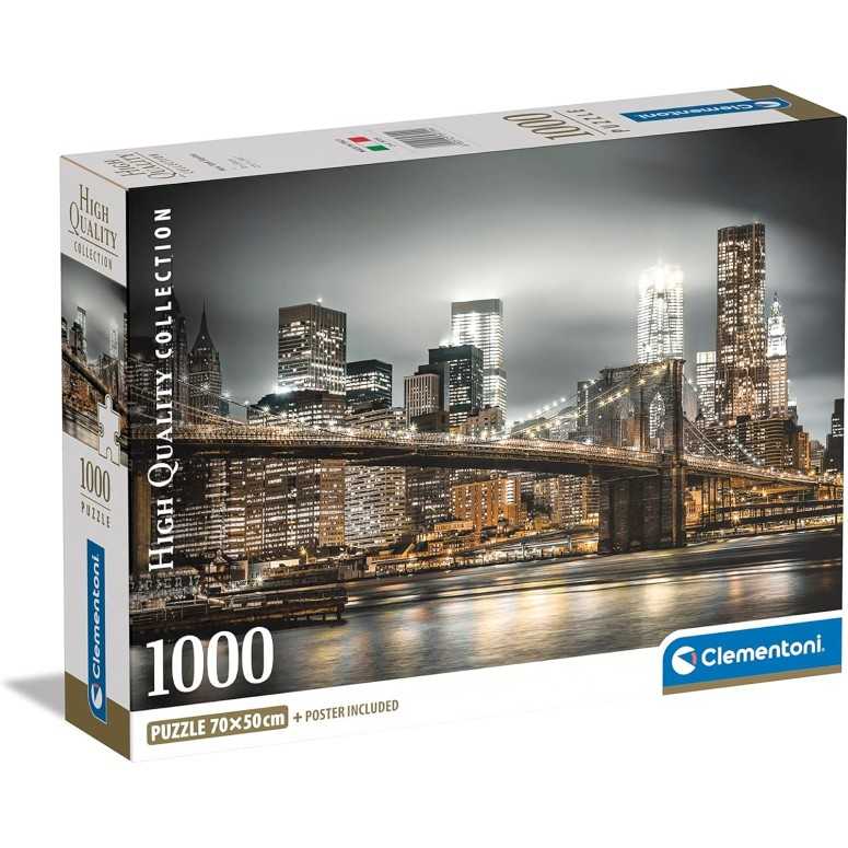 Puzzle New York Skyline - Clementoni - 1000 Peças
