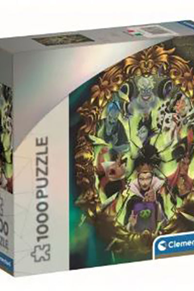 Puzzle Vilões Disney - Clementoni - 1000 Peças