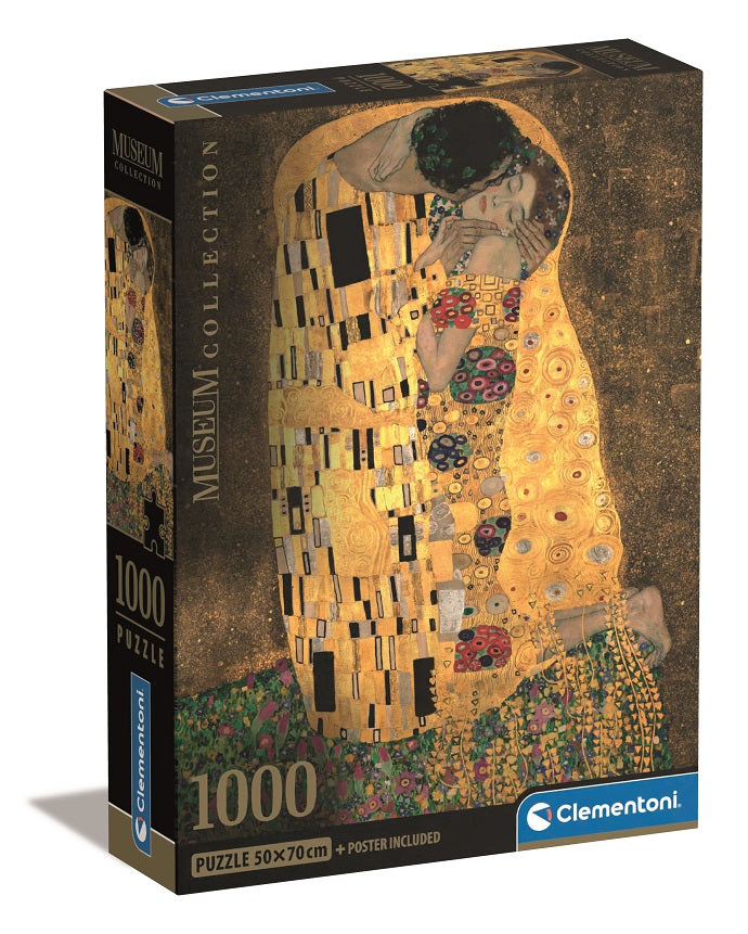 Puzzle Klimt, "The Kiss" - Clementoni - 1000 Peças