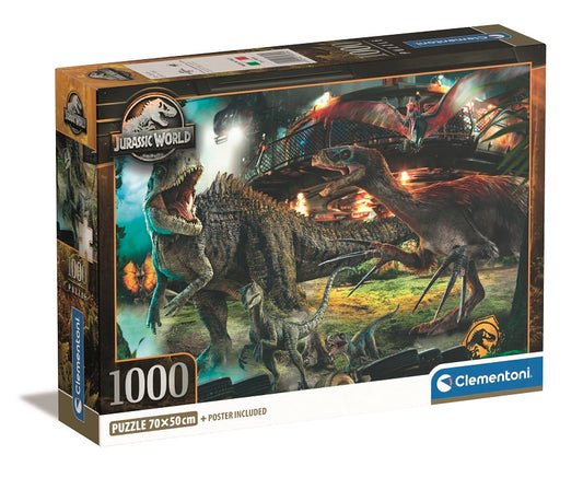 Puzzle Jurassic World - Clementoni - 1000 Piezas