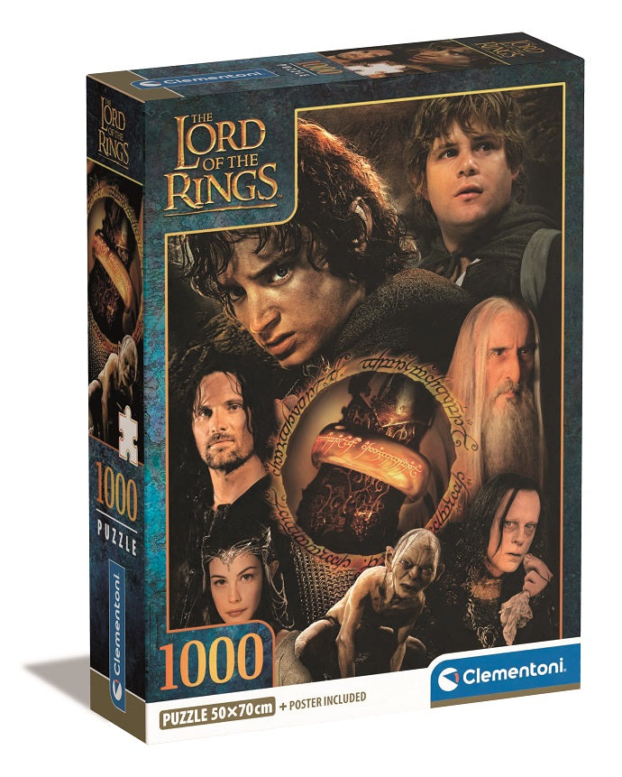 Puzzle The Lord of the - Clementoni - 1000 Peças